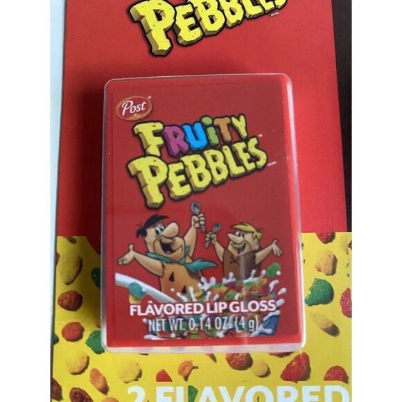 2 Pack Taste Beauty Post Fruity And Cocoa Pebbles Flavored Lip Balm Gloss NEW - Picture 4 of 11